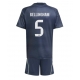 Real Madrid Jude Bellingham #5 Gostujuci Dres za djecu 2025-26 Kratak Rukav (+ Kratke hlače) Real Madrid Jude Bellingham #5 Gostujuci Dres za djecu 2025-26 Kratak Rukav (+ Kratke hlače)